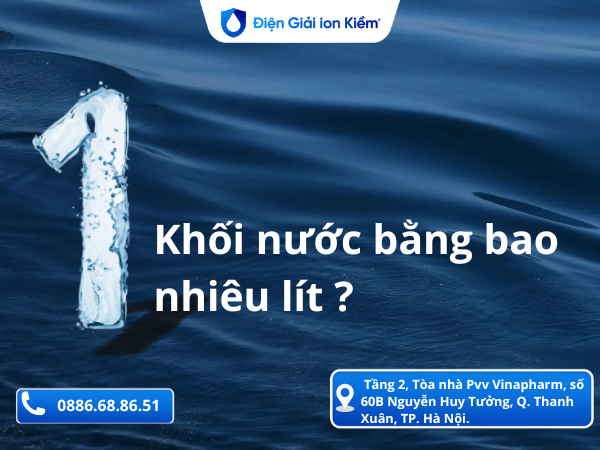 ảnh 1 Khối nước bằng bao nhiêu lít? Công thức quy đổi chuẩn 1m3 sang các đơn vị khác